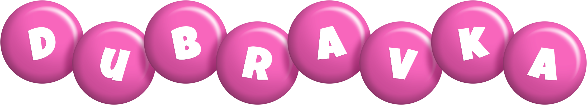 Dubravka candy-pink logo