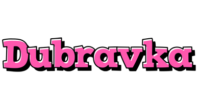 Dubravka girlish logo