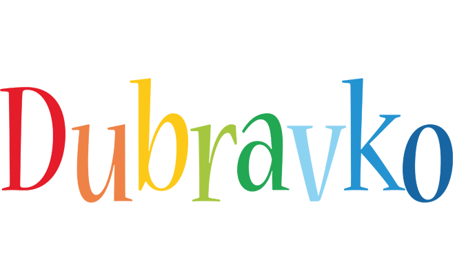 Dubravko birthday logo