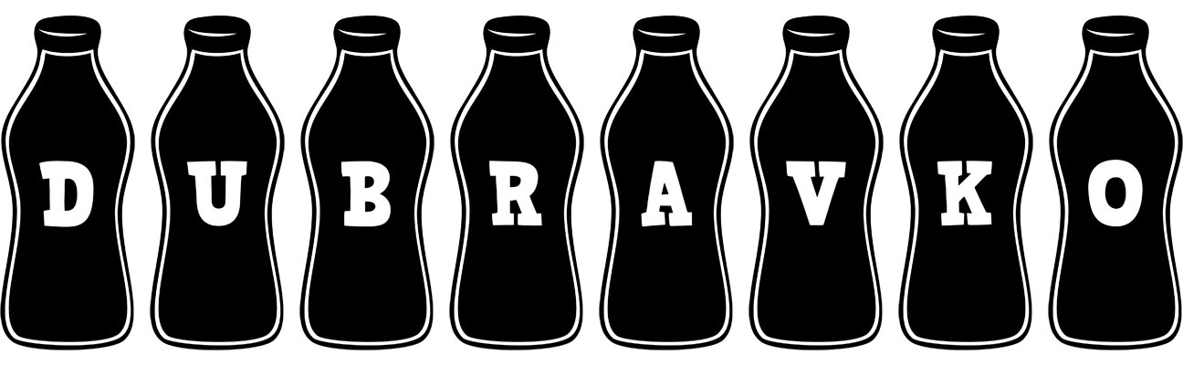 Dubravko bottle logo