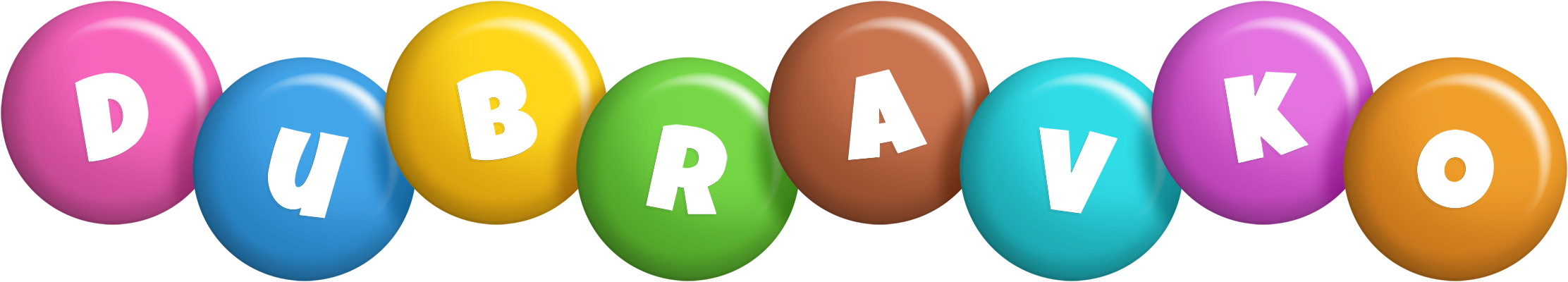 Dubravko candy logo