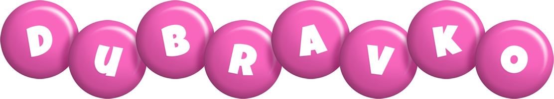 Dubravko candy-pink logo