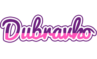 Dubravko cheerful logo