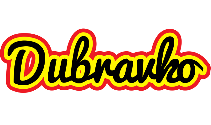 Dubravko flaming logo
