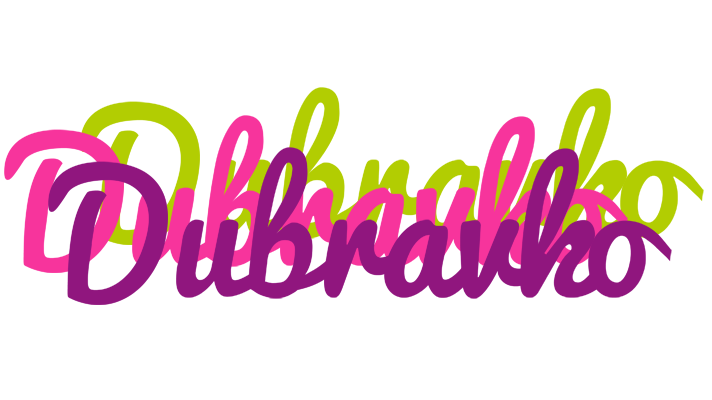 Dubravko flowers logo