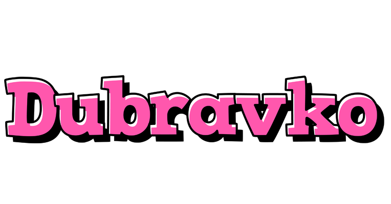 Dubravko girlish logo
