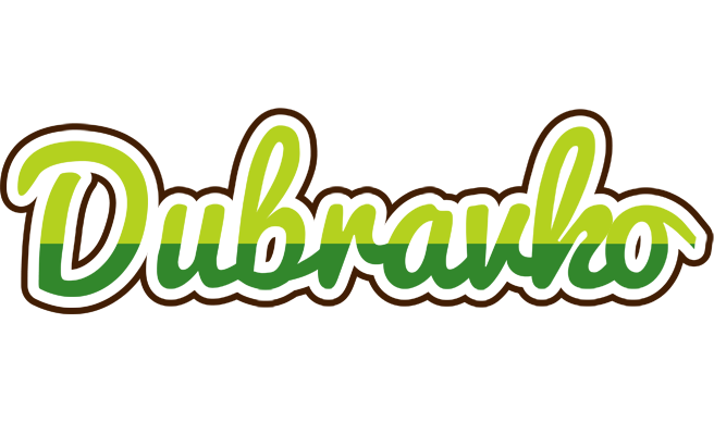 Dubravko golfing logo