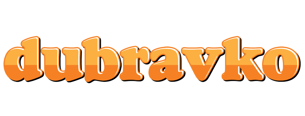 Dubravko orange logo