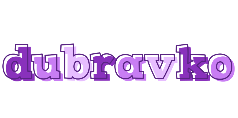 Dubravko sensual logo