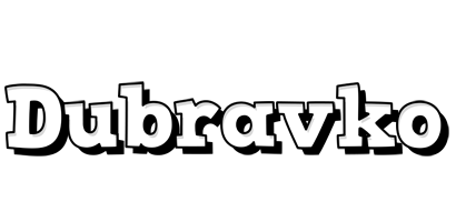 Dubravko snowing logo