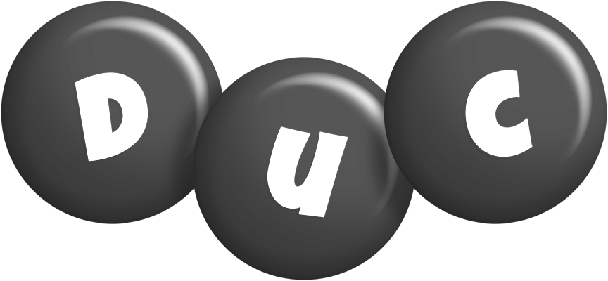 Duc candy-black logo