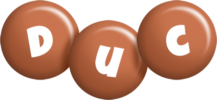 Duc candy-brown logo