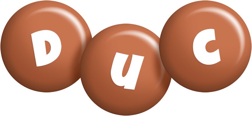 Duc candy-brown logo