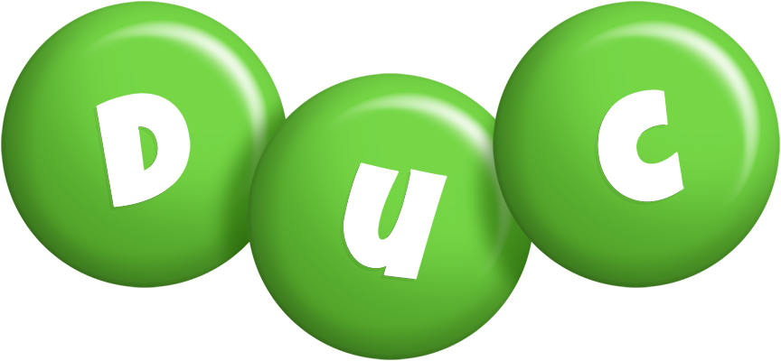 Duc candy-green logo