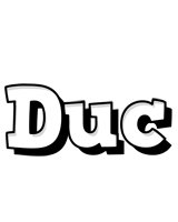 Duc snowing logo