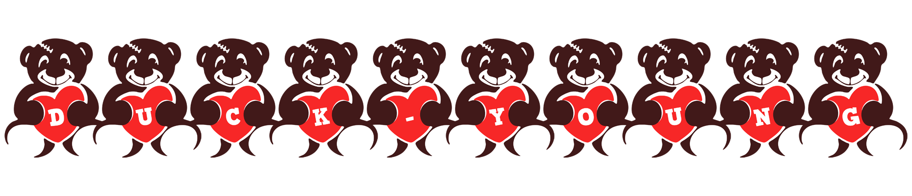 Duck-Young bear logo
