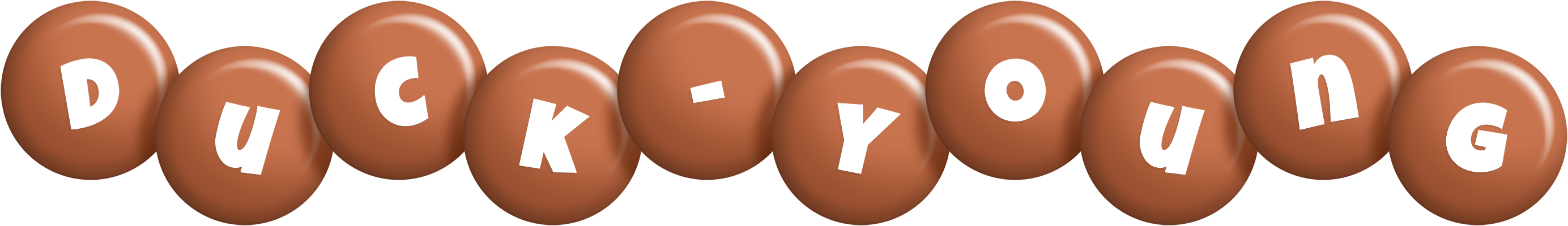 Duck-Young candy-brown logo