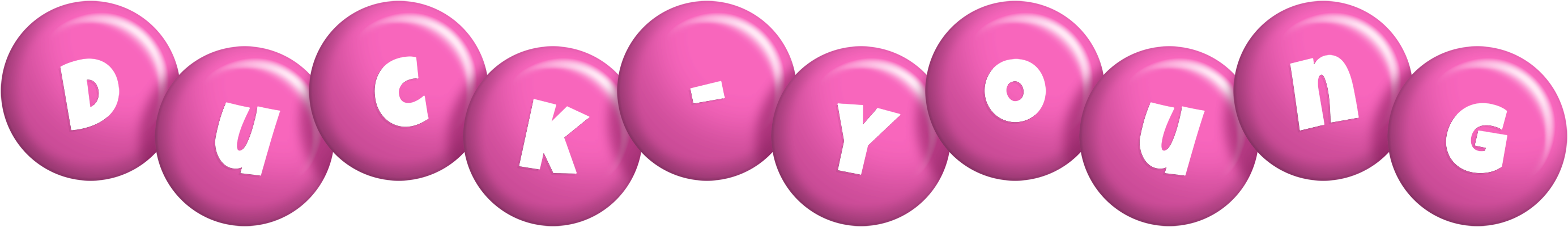 Duck-Young candy-pink logo