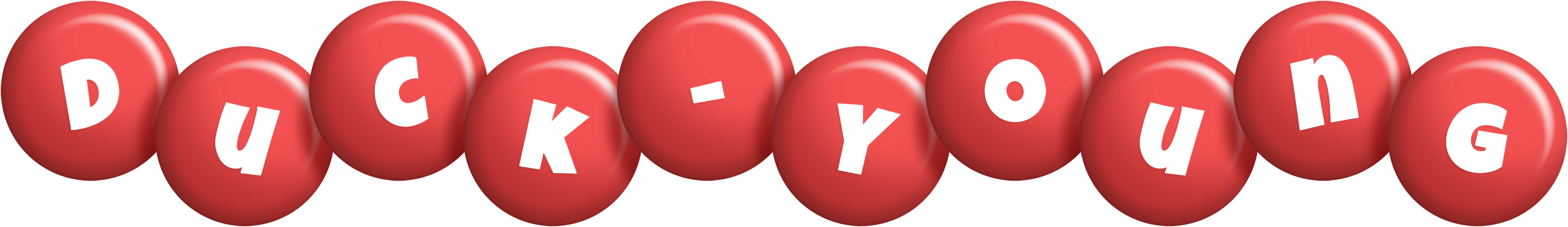 Duck-Young candy-red logo