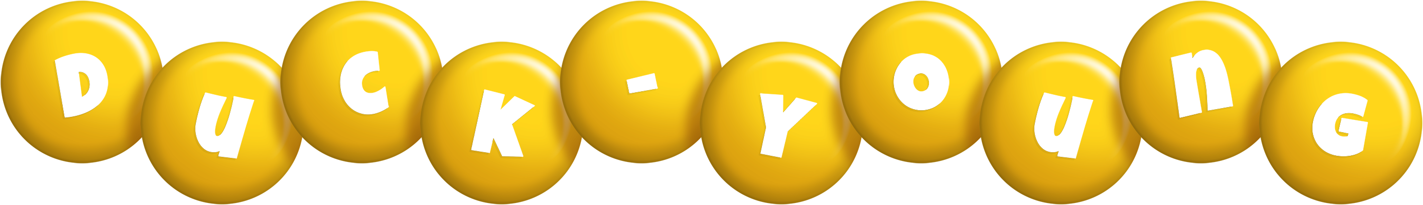 Duck-Young candy-yellow logo