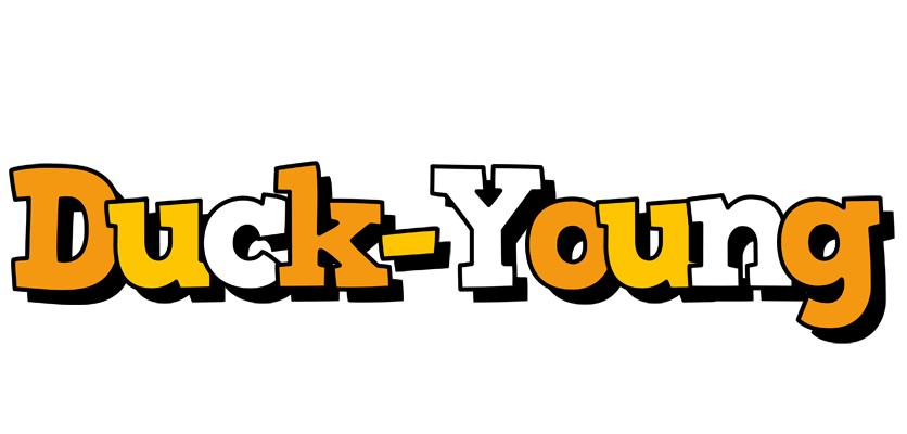 Duck-Young cartoon logo