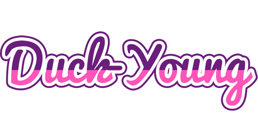 Duck-Young cheerful logo
