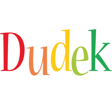 Dudek birthday logo