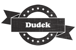 Dudek grunge logo