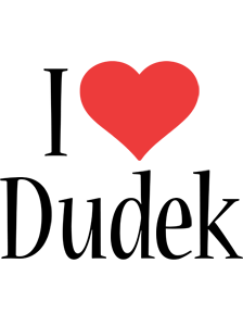 Dudek i-love logo