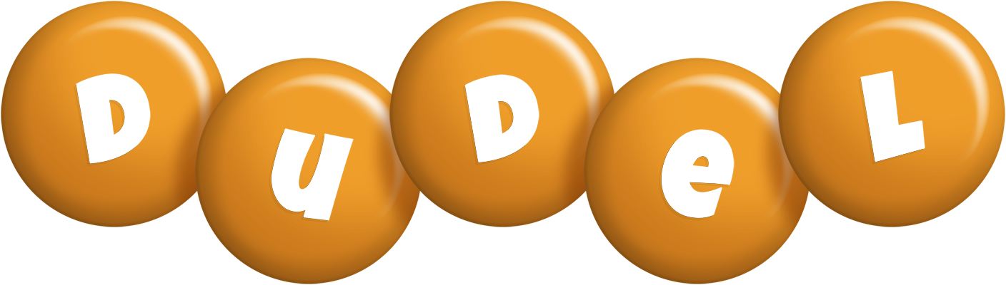 Dudel candy-orange logo