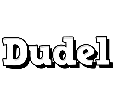 Dudel snowing logo