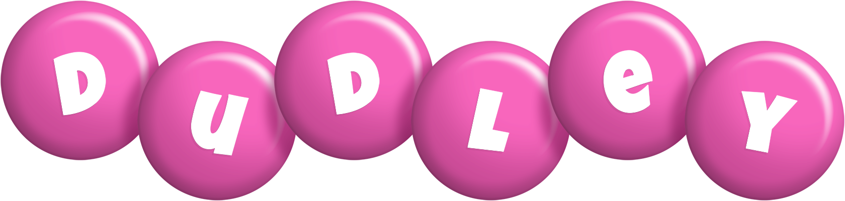 Dudley candy-pink logo