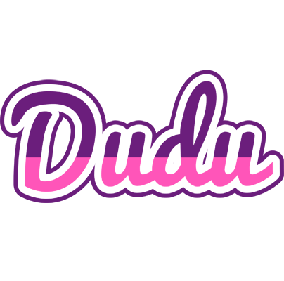 Dudu cheerful logo