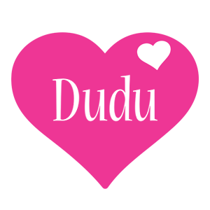 Dudu love-heart logo