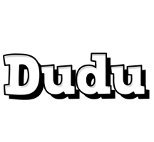Dudu snowing logo