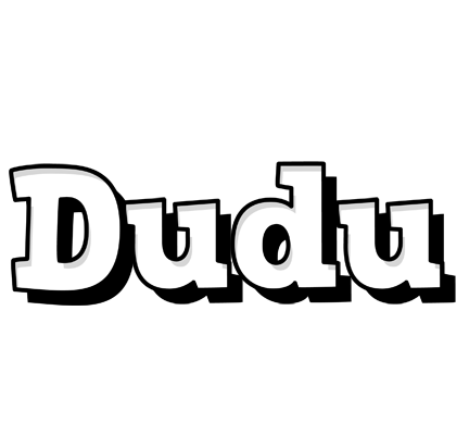 Dudu snowing logo