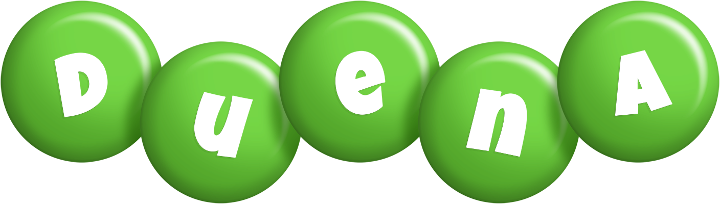 Duena candy-green logo