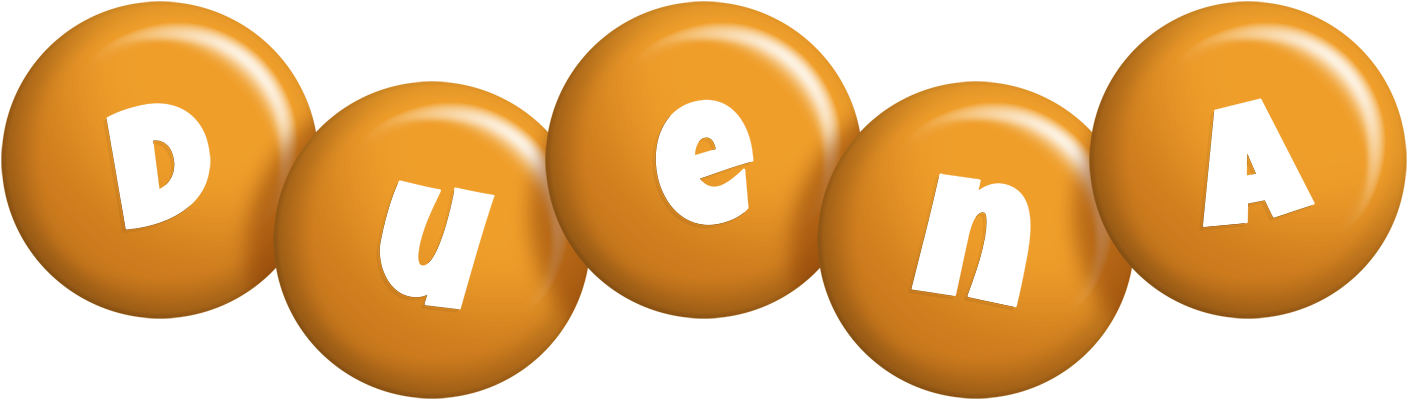 Duena candy-orange logo