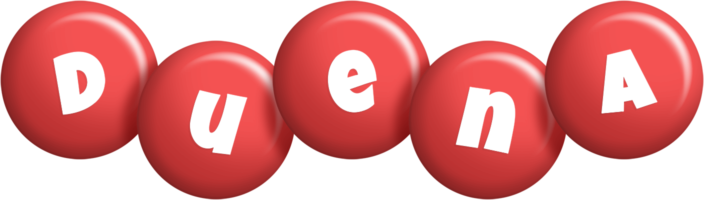 Duena candy-red logo