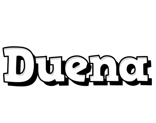 Duena snowing logo