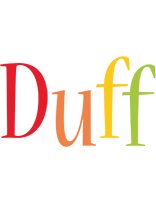 Duff birthday logo