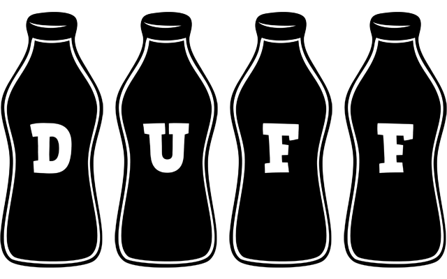 Duff bottle logo