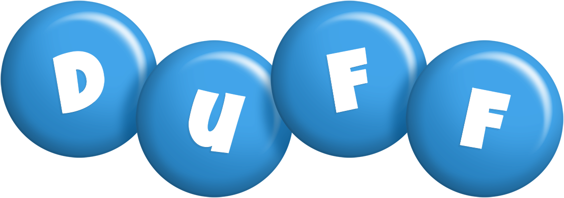 Duff candy-blue logo
