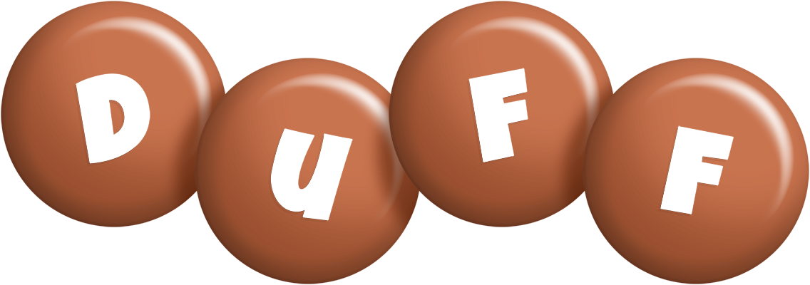 Duff candy-brown logo