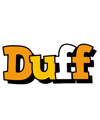 Duff cartoon logo