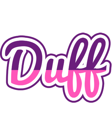 Duff cheerful logo