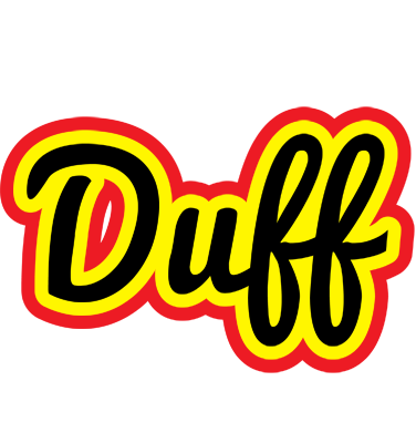 Duff flaming logo