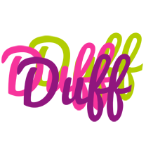 Duff flowers logo