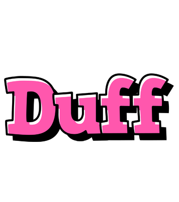 Duff girlish logo