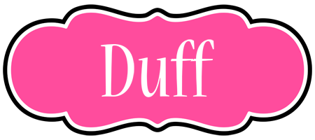 Duff invitation logo